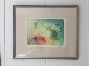 Ad Arma - "Eilanden 3" - Ets, Ingelijst, Oplage van slechts 5 stuks kopen? Bied vanaf 85!