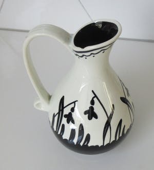 Niet of onleesbaar gesigneerd - Platelen Kannetje Jonker Gouda decor Silhouet kopen? Bied vanaf 1!