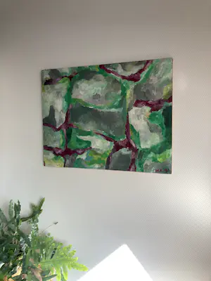 Wim Landsman - "Vloeiend" (Olieverf op paneel) kopen? Bied vanaf 1!