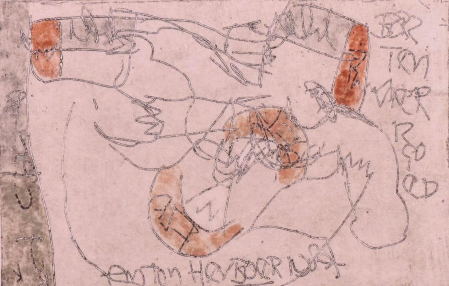 Anton Heyboer - Ingelijste ets - 1984 kopen? Bied vanaf 200!