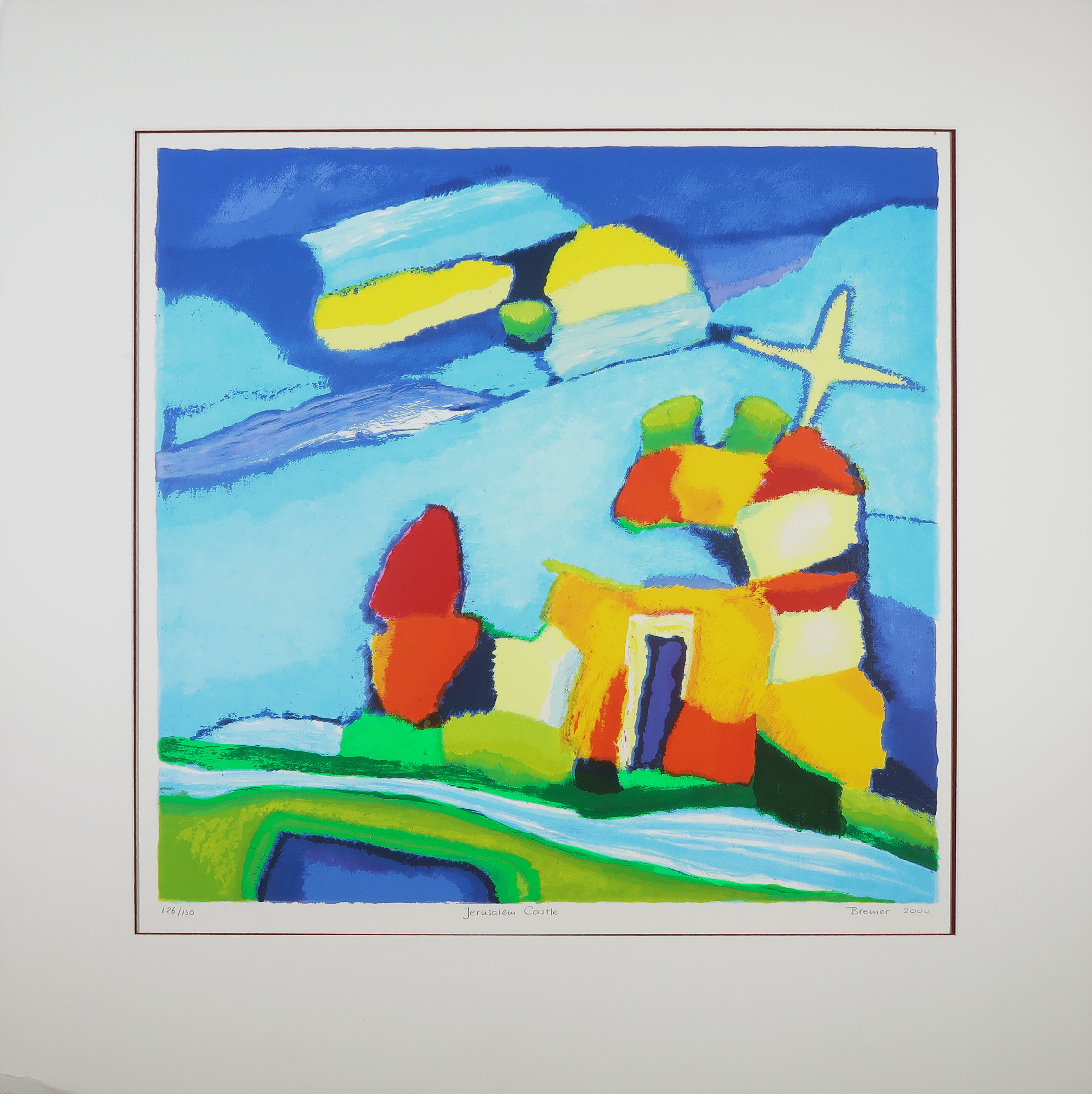 Saskia Bremer - Zeefdruk, Jerusalem Castle kopen? Bied vanaf 1!