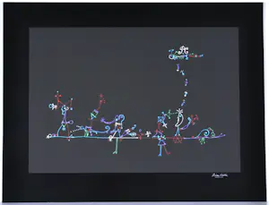 Pierre Caille - Zeefdruk - Gesigneerd - 54x42 cm - 1977 kopen? Bied vanaf 50!
