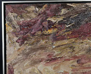 Jan de Beus - Pasteus olieverf op doek, Landschap Muiderberg - Ingelijst kopen? Bied vanaf 400!