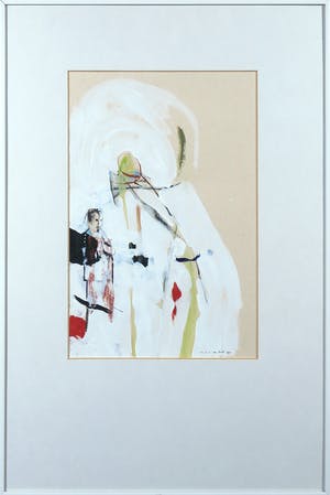 Ruud van der Beele - Gemengde techniek op papier, Abstract - Ingelijst kopen? Bied vanaf 1!