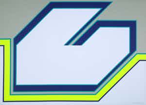 Jan van Goethem - Zeefdruk, Geometrische compositie verkocht voor € 20!