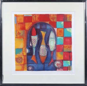 Marianne Aulman - Litho, Sirenen VII - Ingelijst kopen? Bied vanaf 1!