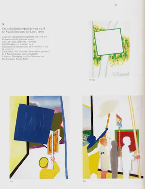 Roger Raveel - De schilderijenoptocht van 1978 te Machelen-aan-de-Leie, litho kopen? Bied vanaf 1495!