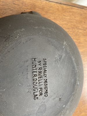 Potterie Ravelli - Ravelli asbak voor Hunter Douglas kopen? Bied vanaf 37!