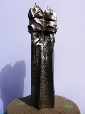 Niet of onleesbaar gesigneerd - Torentje -tin- kopen? Bied vanaf 10!