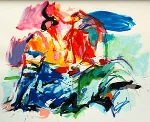 Lou Thissen - Zittende vrouw verkocht voor € 50!