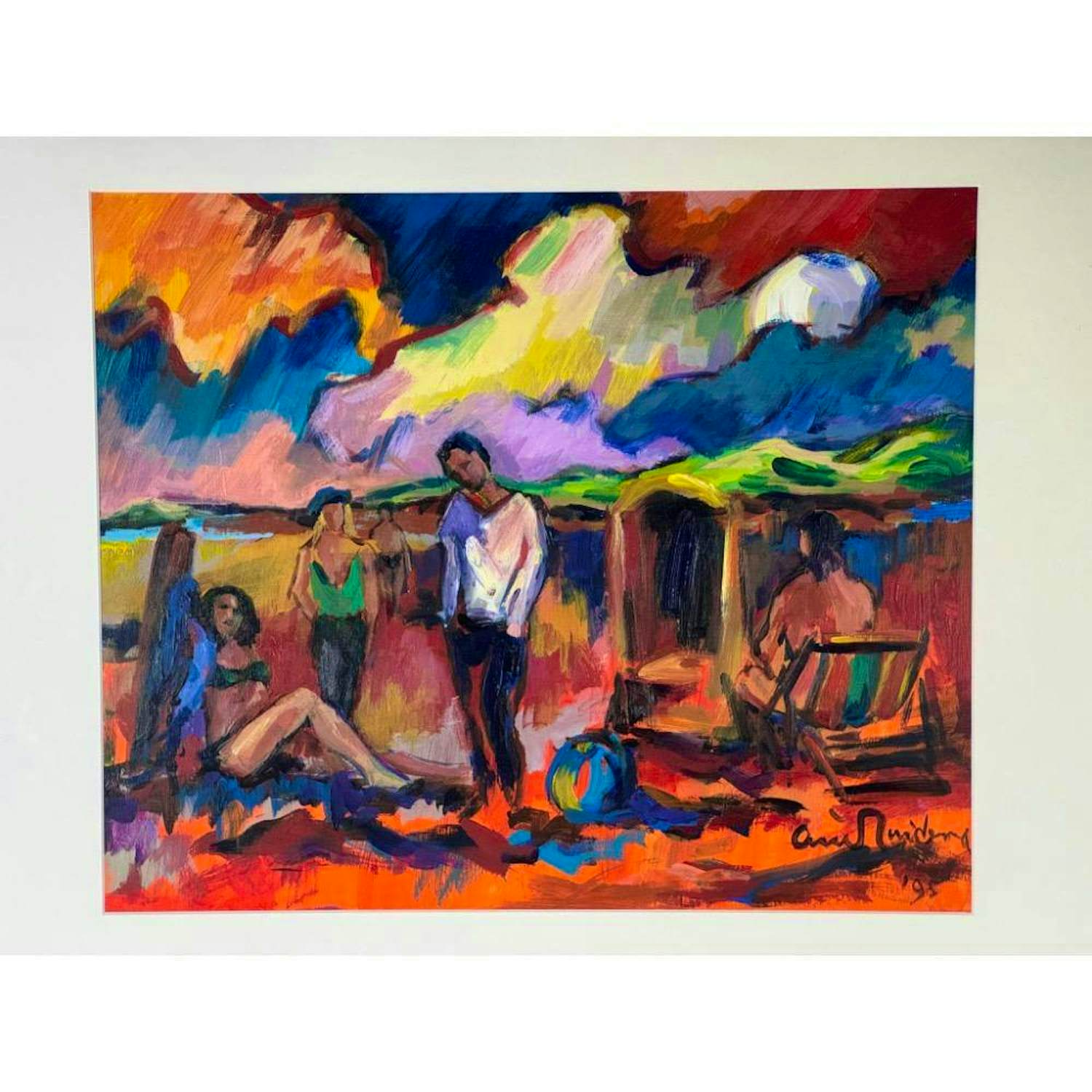 Arie Zuidersma - Acryl op doek: Terschelling kopen? Bied vanaf 1750!