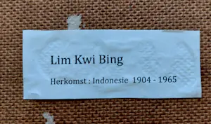 Niet of onleesbaar gesigneerd - Portret van een Indonesische 'schone' kopen? Bied vanaf 1!