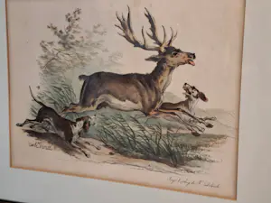 Carle Vernet - Handingekleurde litho jachttafreel kopen? Bied vanaf 35!