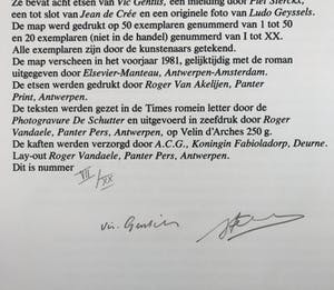 Vic Gentils - Gesigneerde ets - 1981 - 'Het Café' - VII/XX kopen? Bied vanaf 35!