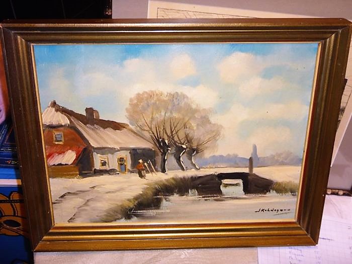 Jan Kelderman - Winter op de boerderij kopen? Bied vanaf 75!