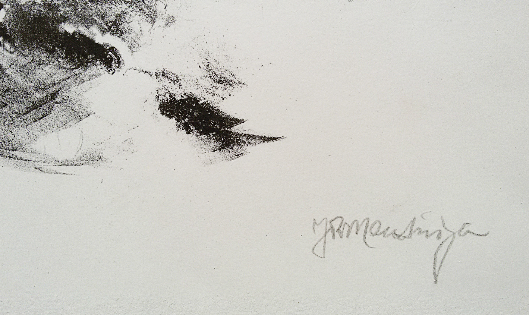 Jan Mensinga - Wolken, litho kopen? Bied vanaf 30!