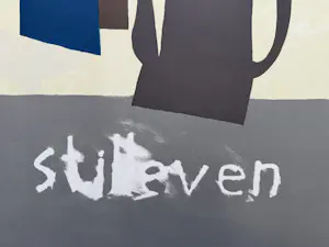 Klaas Gubbels - Handgesigneerde kleurenlitho | 'Stilleven' | 1988 kopen? Bied vanaf 400!