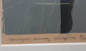 Ru van Rossem - Two Figures watching Helicopter kopen? Bied vanaf 120!