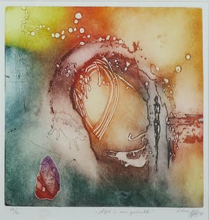 Ad Arma - Kleurenets, Tijd is een gedachte - Ingelijst kopen? Bied vanaf 50!