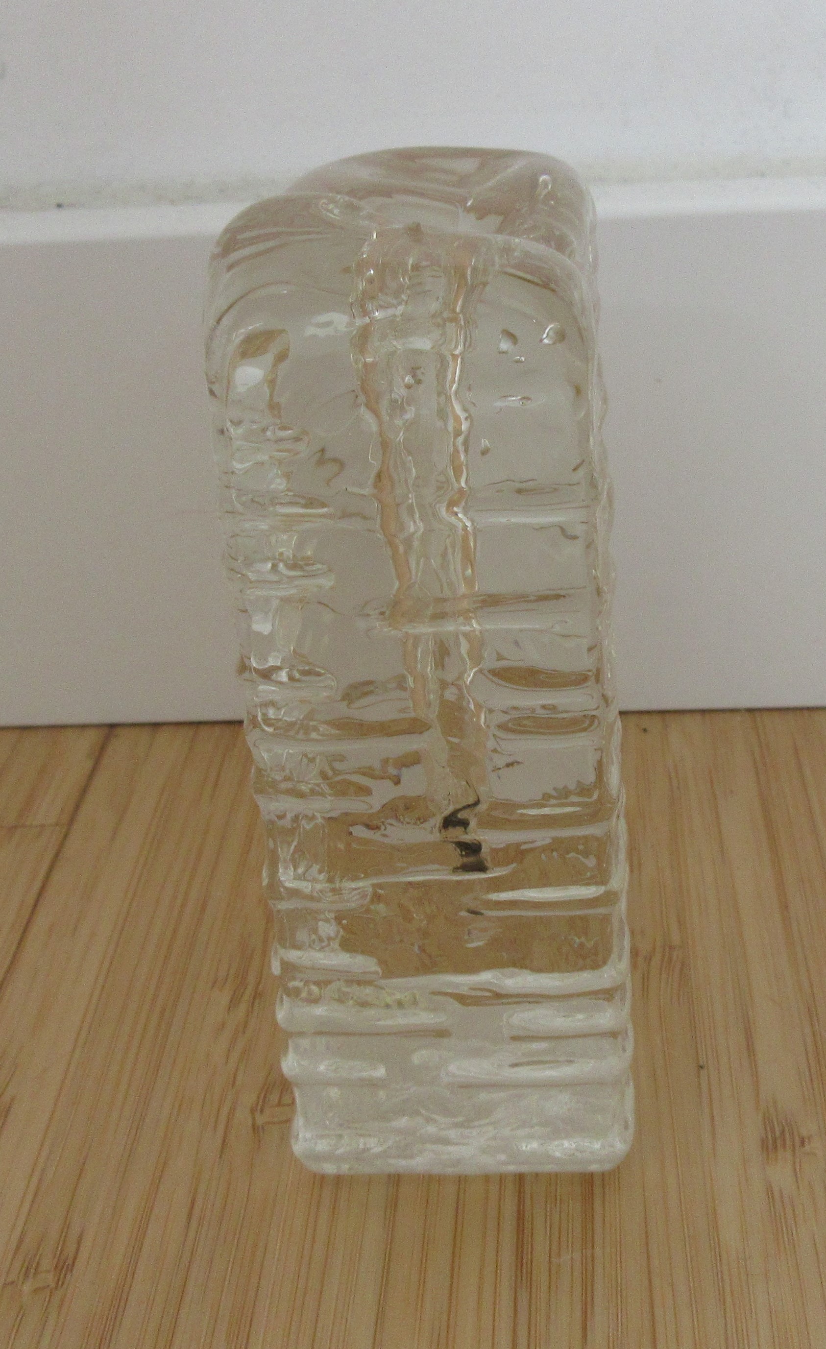 Ritzenhoff AG - Twee vintage blokglazen kandelaren kopen? Bied vanaf 10!