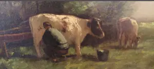 Willem Maris - Koeien worden gemolken kopen? Bied vanaf 1000!