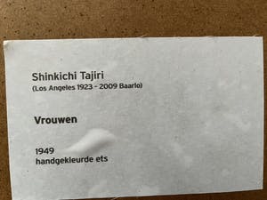 Shinkichi Tajiri - Vrouwen kopen? Bied vanaf 355!