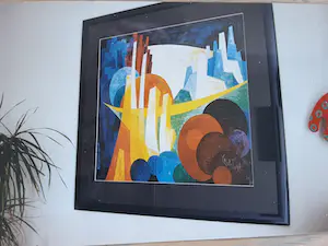 Frits Vogel - Zeefdruk :Moderne Compositie kopen? Bied vanaf 150!