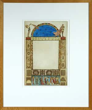 Gea Karhof - Ets, Omzien in verwondering - Ingelijst verkocht voor € 60!