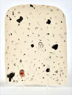 Jan Oosterman jr. - Keramische plaat, 1990 verkauft für € 95!