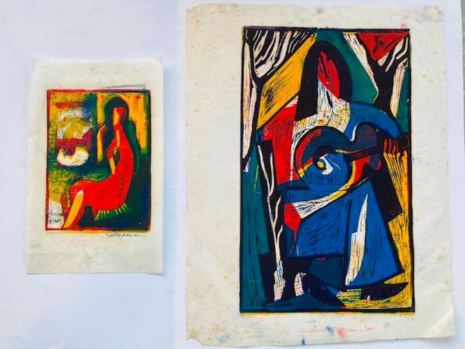 Piet Wiegman (II) - Lot van twee werken verkocht voor € 85!