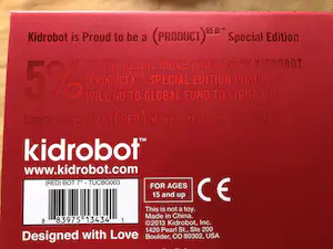 Keith Haring - Kidrobot 7in (Red) Special Edition kopen? Bied vanaf 90!