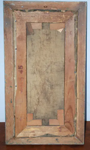 Matthijs Hage - Bos met bomen aan de slootkant - olieverfschilderij kopen? Bied vanaf 200!