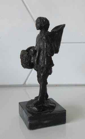 Jaap Hartman - Bronzen beeldje van een Palingvisser kopen? Bied vanaf 42!