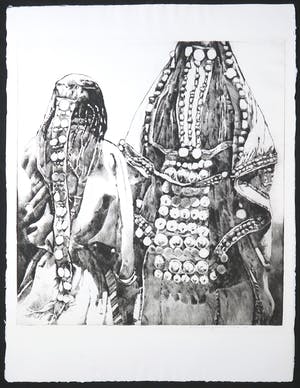 Yvonne Pieterse - Ets, Zonder titel kopen? Bied vanaf 35!