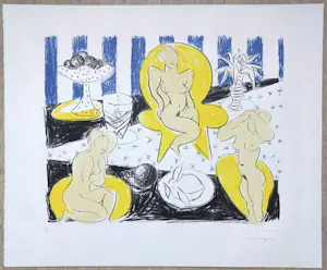 Stefan Szczesny - De drie gratiën, litho (groot) kaufen? Bieten Sie von 250!