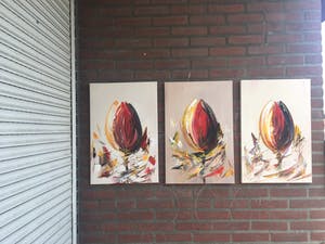 Gena Genadyj - Tulpen “ Drie Luik “ kopen? Bied vanaf 180!