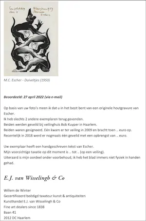 Maurits Cornelis Escher - Duiveltjes kopen? Bied vanaf 2500!