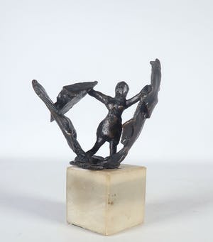 Truus Menger - Brons, Vrouw in het verzet, Hannie Schaft kopen? Bied vanaf 35!