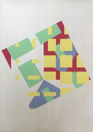 Peter Struycken - Gesigneerde zeefdruk uit de Prent 190 serie - 1968 - 94/190 - 'Structure' kopen? Bied vanaf 95!