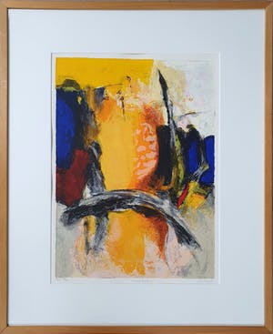 Hans Vanhorck - Litho | Meditation | Ingelijst kopen? Bied vanaf 65!