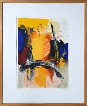 Hans Vanhorck - Litho | Meditation | Ingelijst verkocht voor € 65!