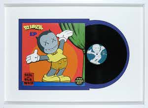 KAWS - DJ Hasebe album, Tail of Old Nick - Ingelijst verkocht voor € 1!