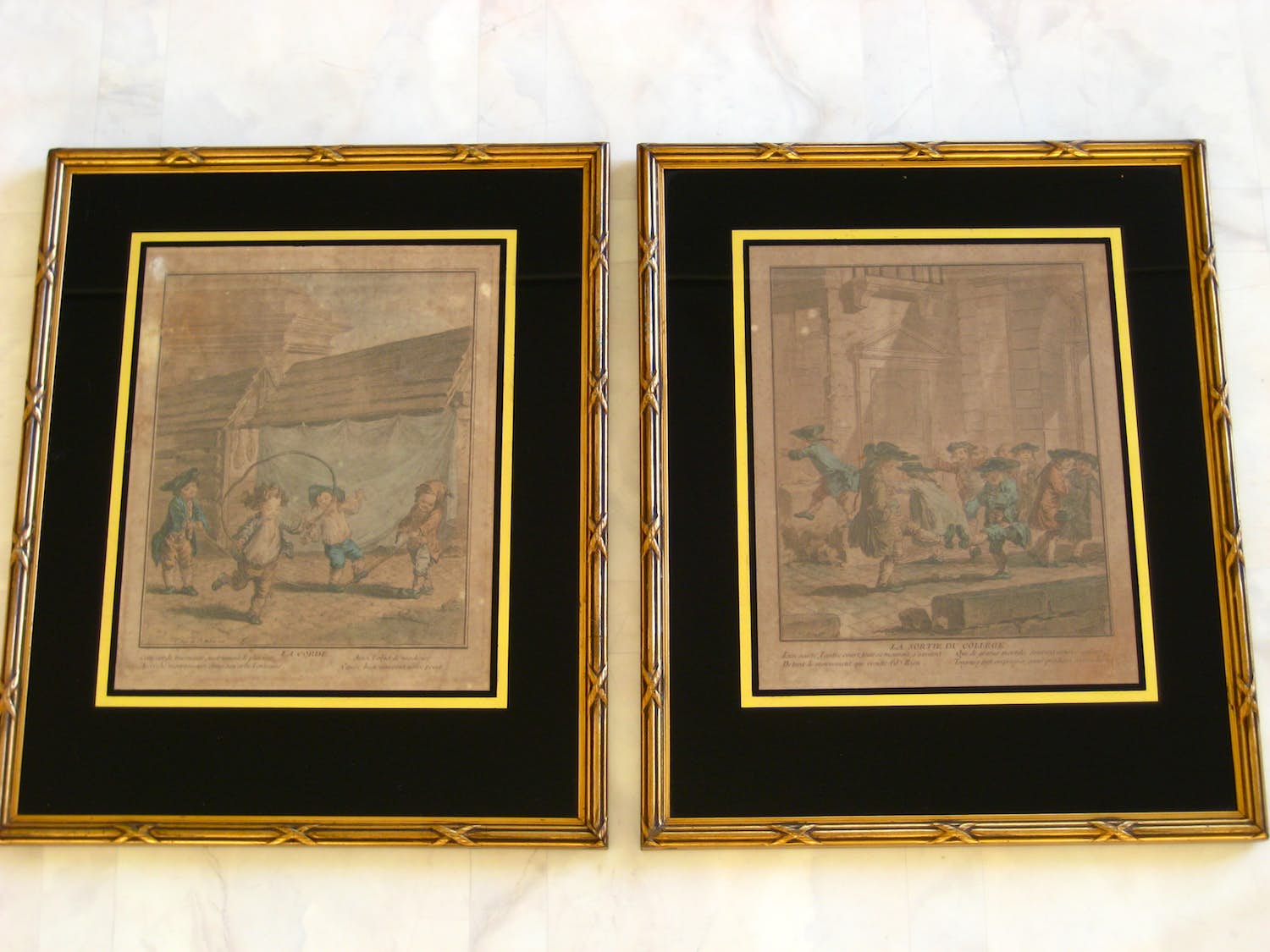 Niet of onleesbaar gesigneerd - Augustin de St. Aubin. verkocht voor € 10!