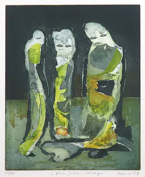 Elfriede Otto - Kleurenets, Sehen, hören, schweigen - Ingelijst kopen? Bied vanaf 1!