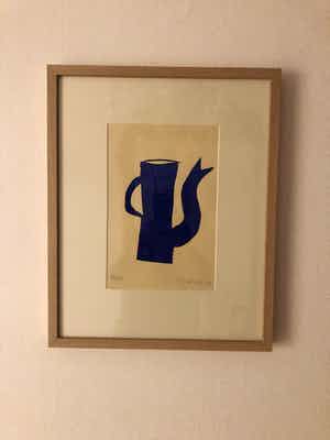 Klaas Gubbels - Blauwe kan verkocht voor € 290!