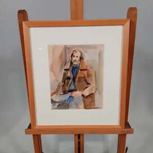 Hein Stork - Aquarel, Portret. kopen? Bied vanaf 40!