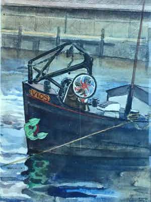 Harmen Meurs - C4142-7 - Boot genaamd 'vios' verkocht voor € 75!