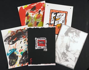 Miriam Slaats - Kees Salentijn e.a., Lot van 5 zeefdrukken kopen? Bied vanaf 1!