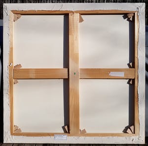 Erna van Mondfrans - Landschap met karweizaad, olieverf op doek (groot) kopen? Bied vanaf 275!