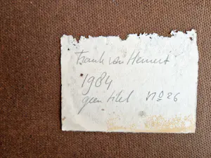 Frank van Hemert - Grote gemengde techniek (pastel, aquarel) 1984 - Documenta Kassel kopen? Bied vanaf 184!